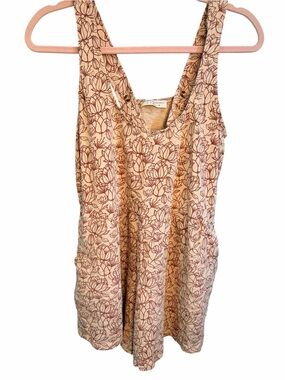 Known Supply Organic Cotton Lotus Print Romper